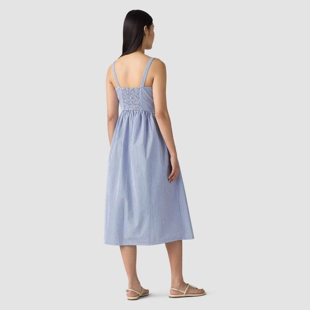 Levi's - Women's Adore Midi Dress - Chambray Stripe Chambray Stripe - Picture 2 of 3